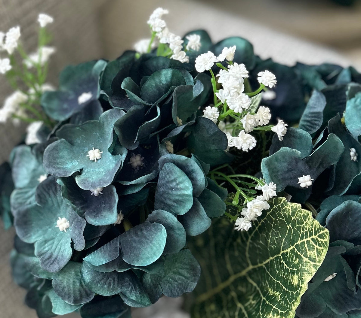 Hydrangea Welcome Sign
