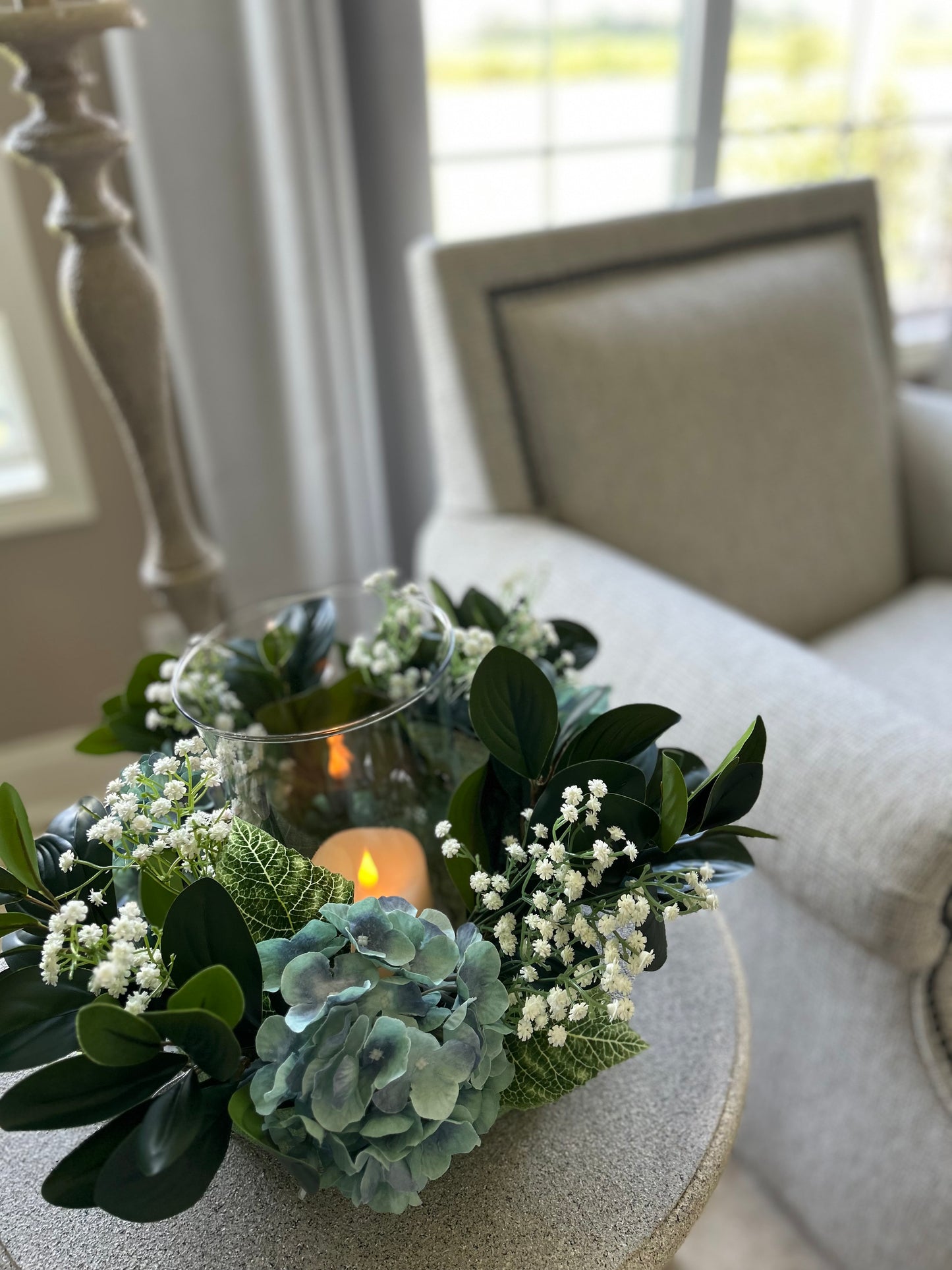 Paradise Blooms Candle Ring
