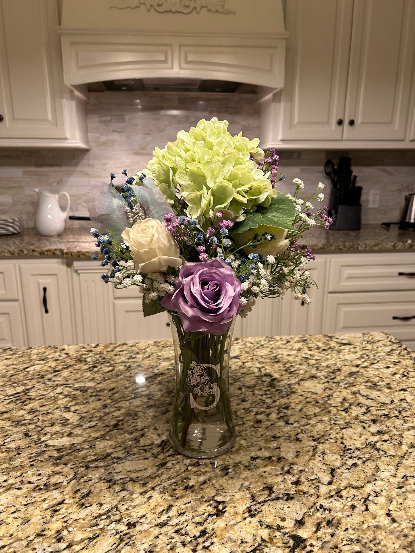 Personalized Iridescent Dreams Floral Arrangement