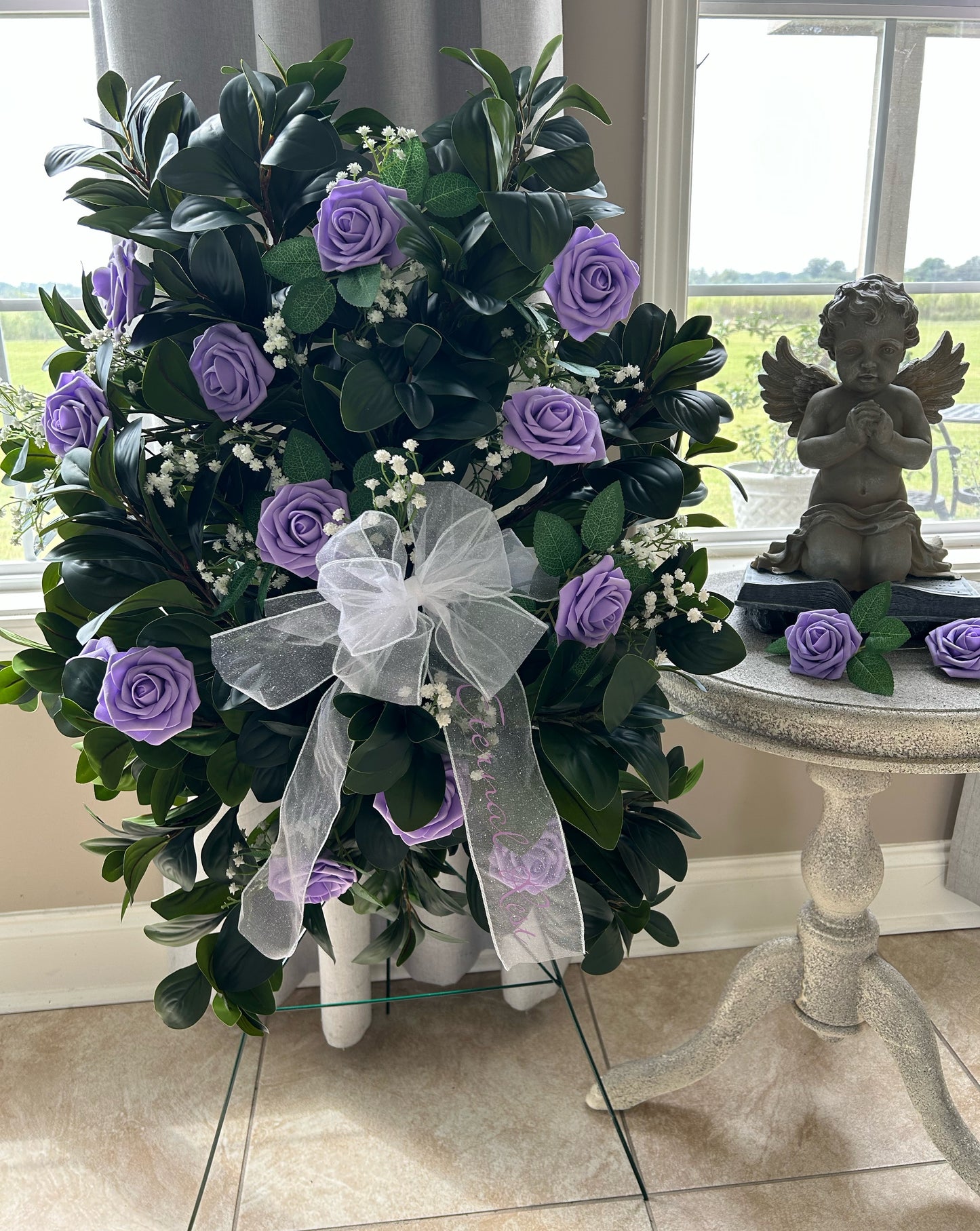 Customizable Blooming Love Standing Spray