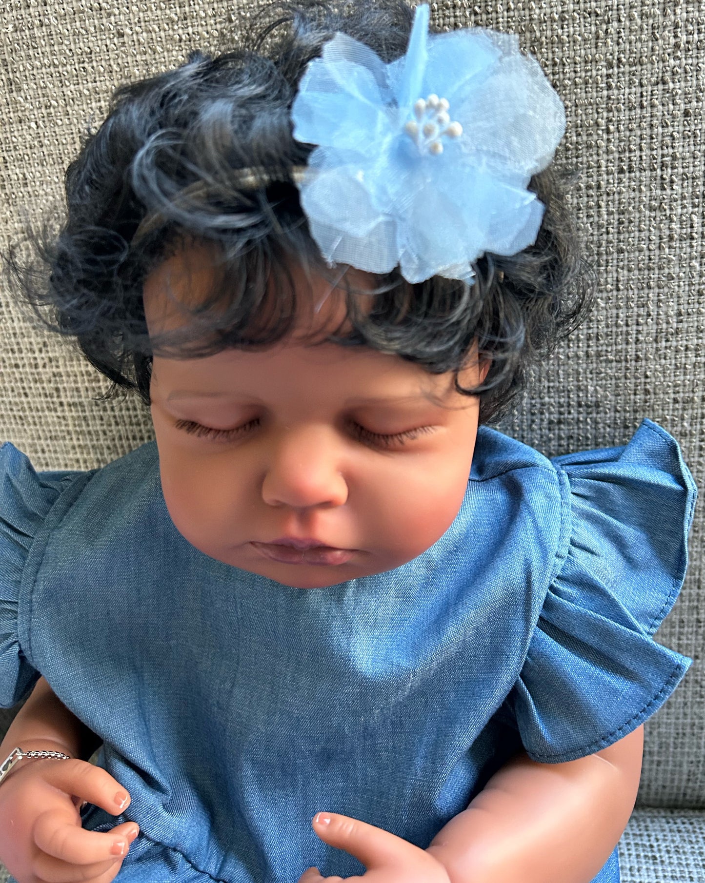 Organza Blooms Floral Baby Headband