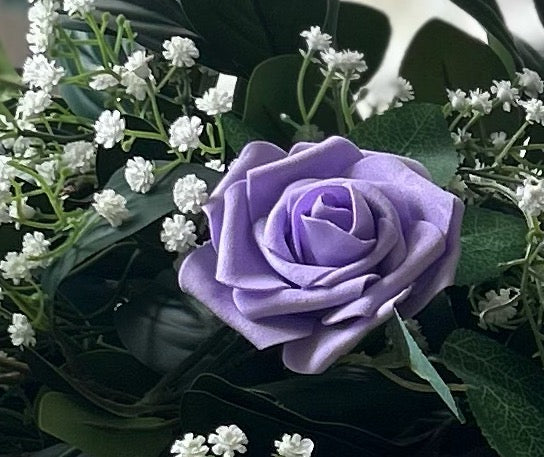 Customizable Blooming Love Cemetery Vase Arrangement (Available in sets)
