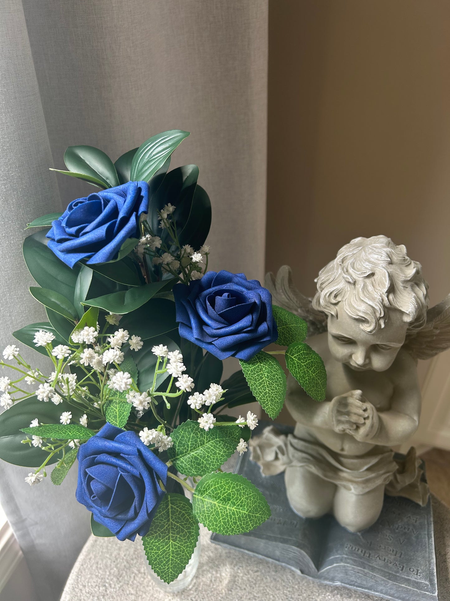 Customizable Blooming Love Cemetery Vase Arrangement (Available in sets)