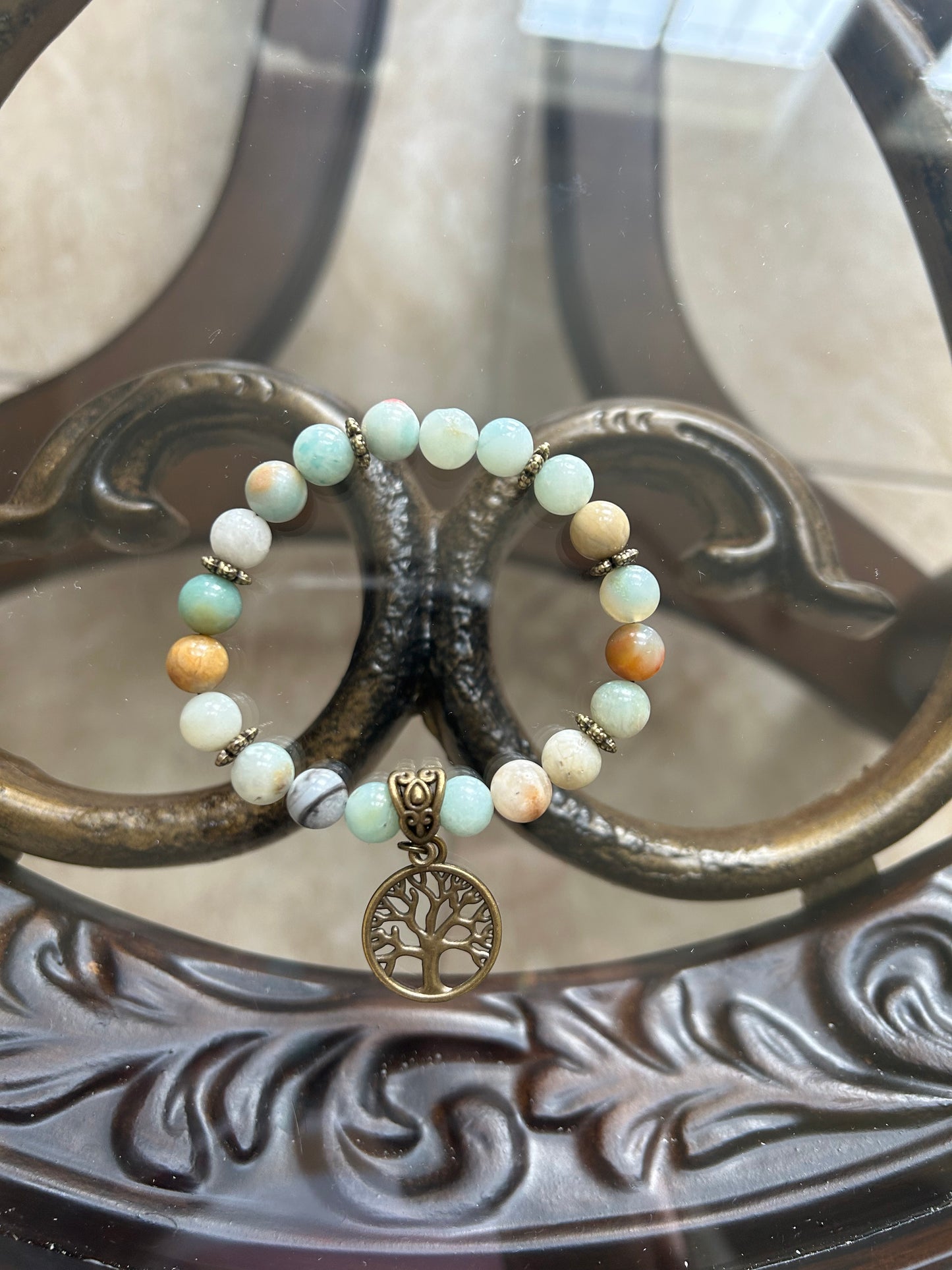 Amazonite Tree of Life Bracelet