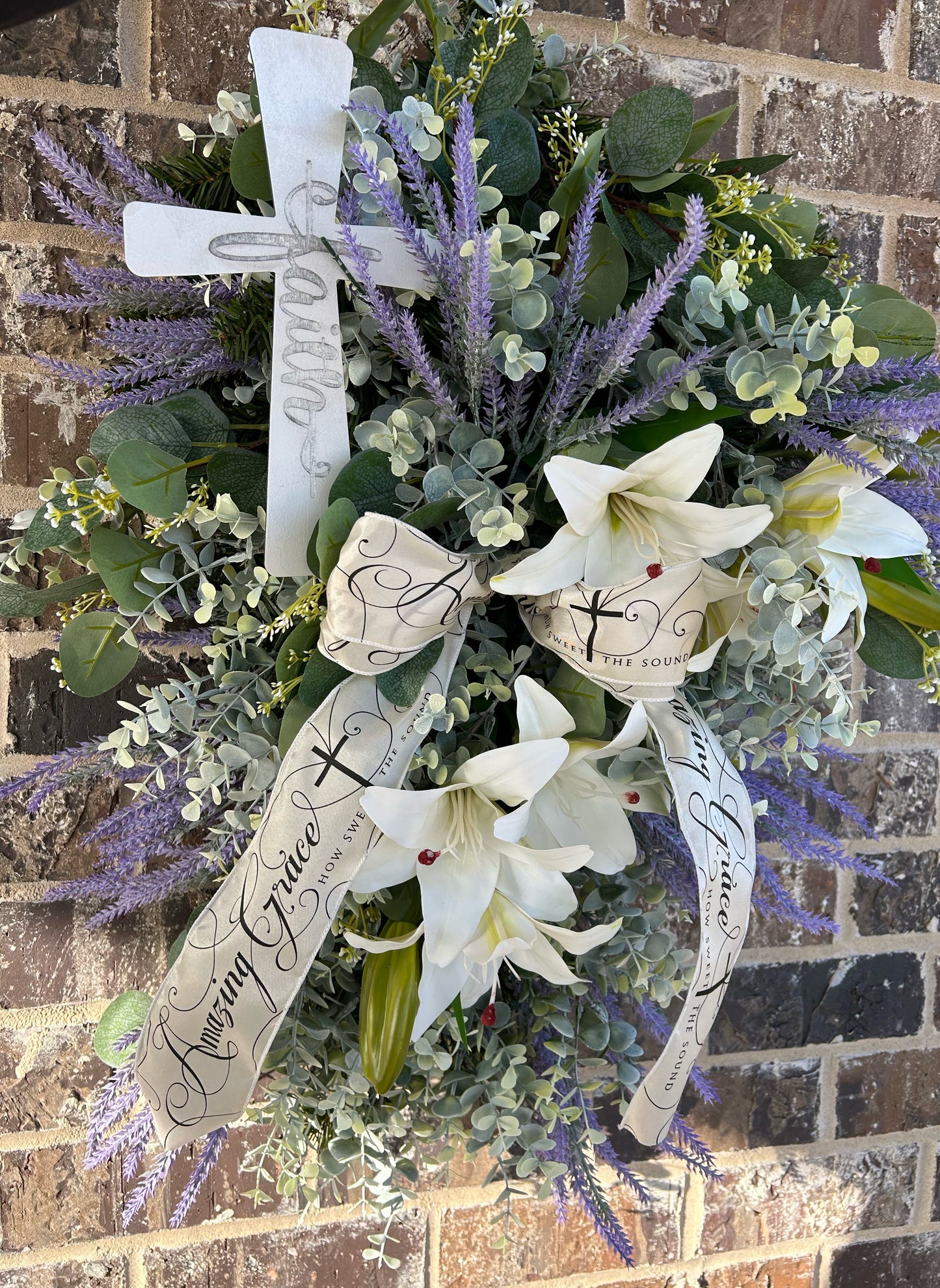 Amazing Grace Easter/Spring Floral Swag