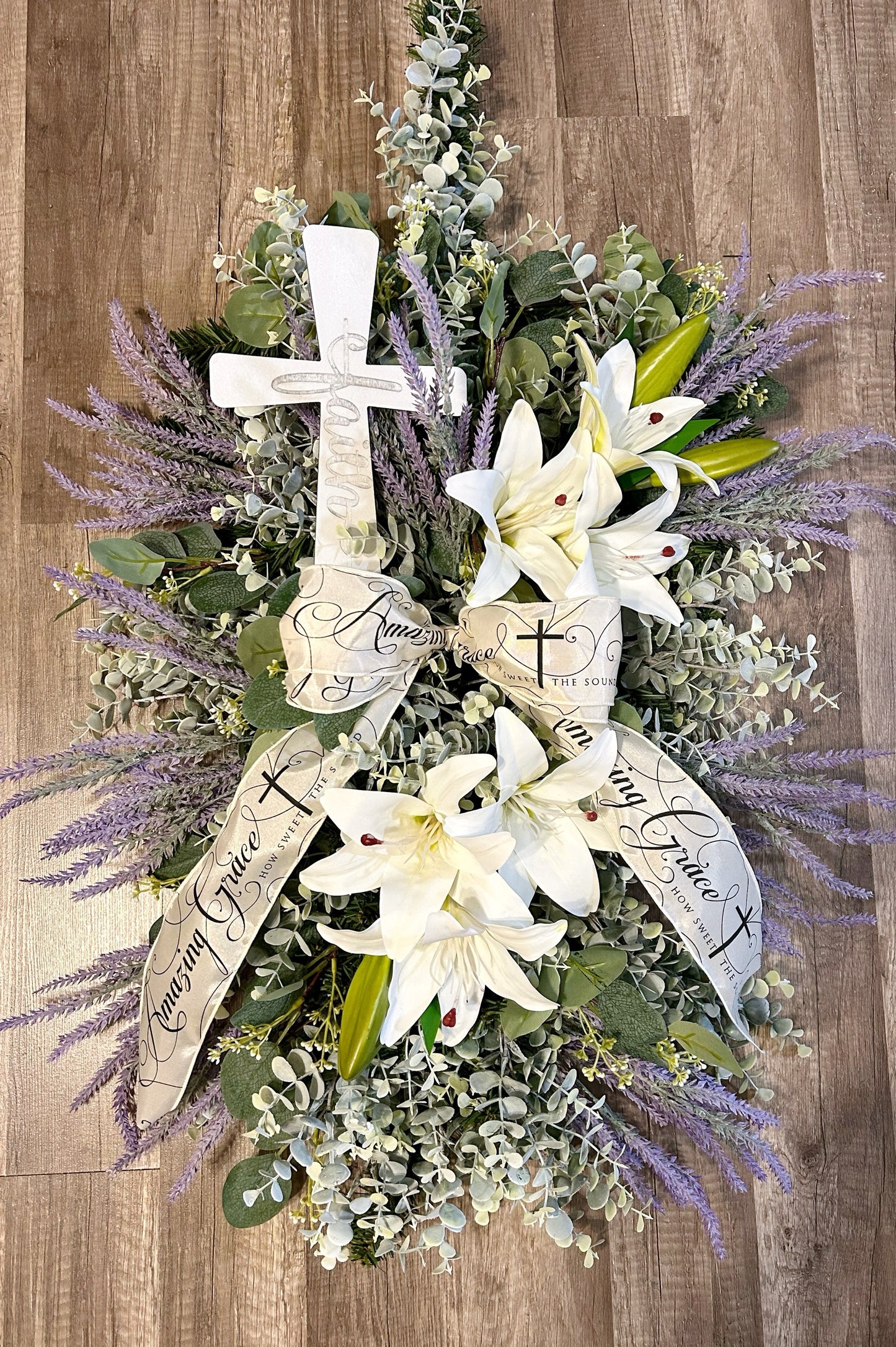 Amazing Grace Easter/Spring Floral Swag