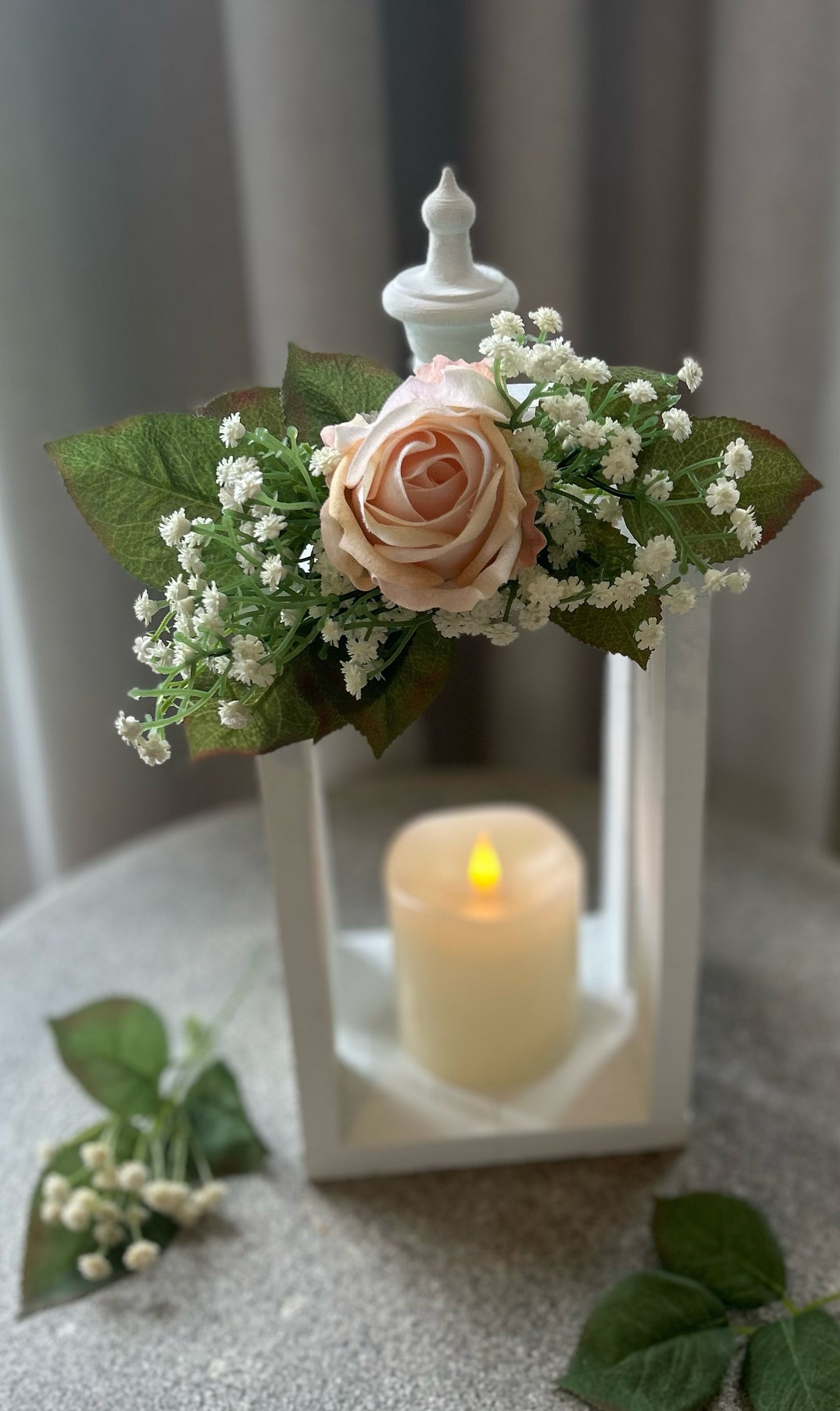 Blooming Love Floral Wedding Lantern