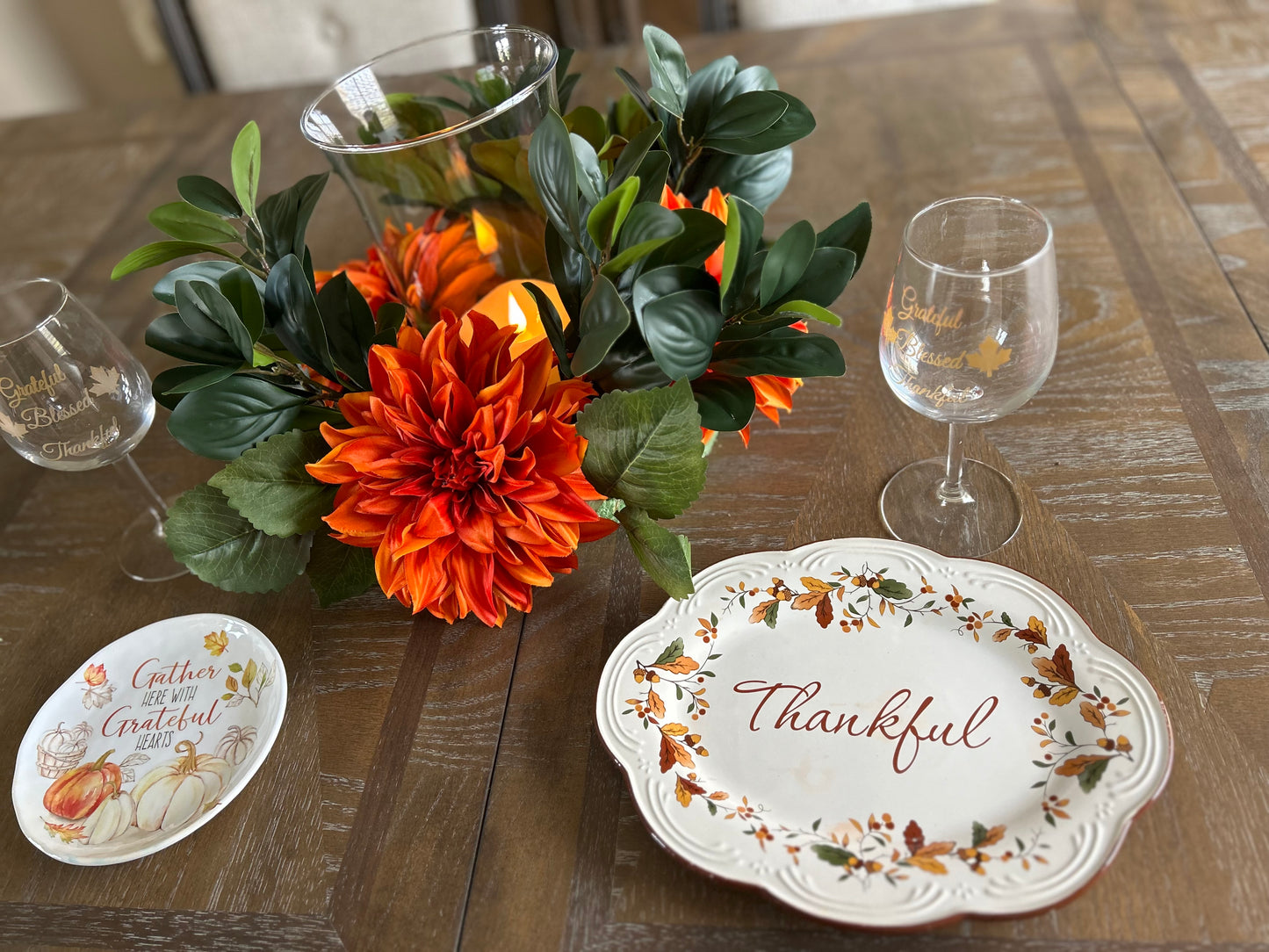 Mi Familia ~Floral Candle Ring