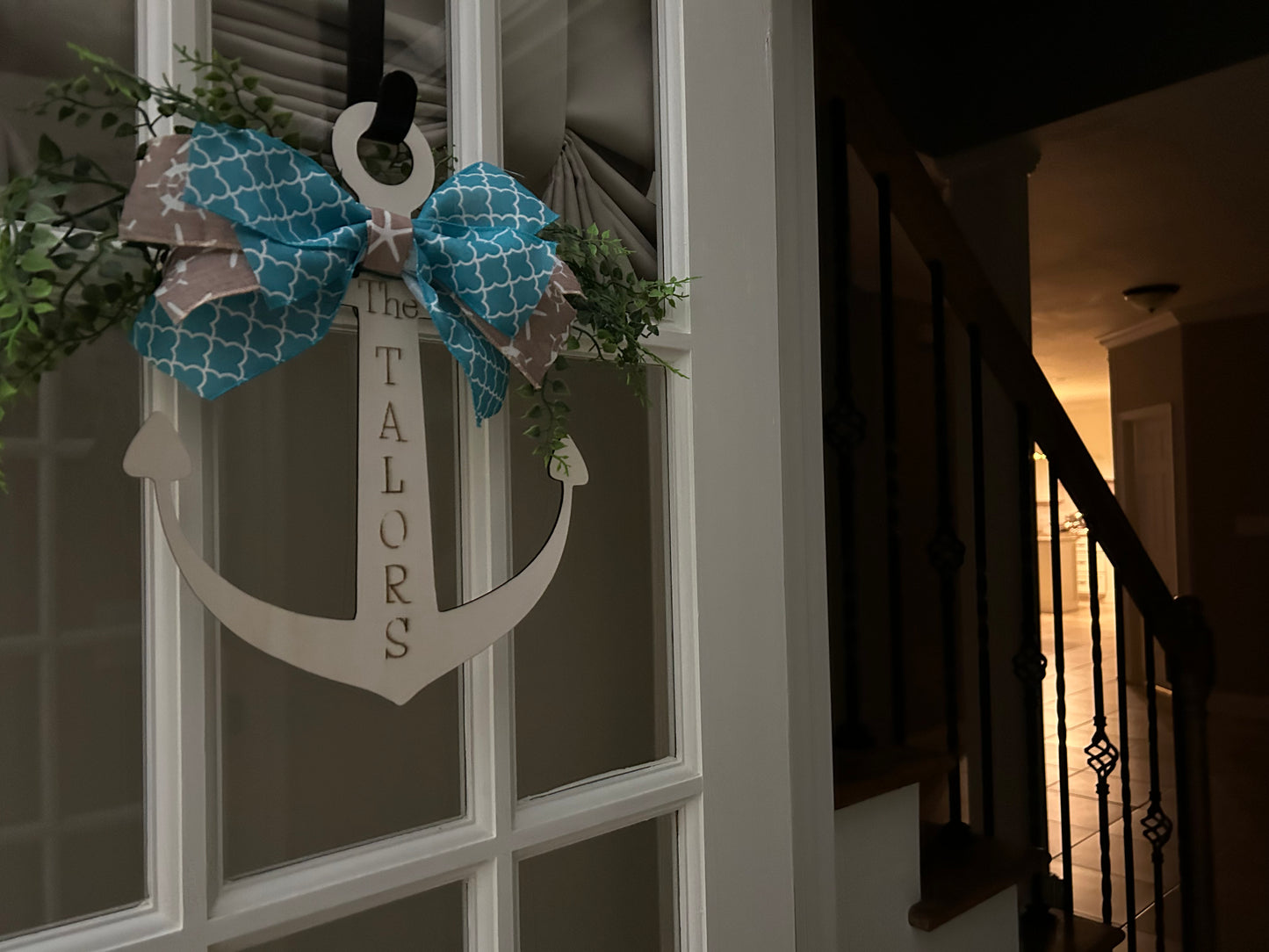 Personalized Anchor Door Hanger