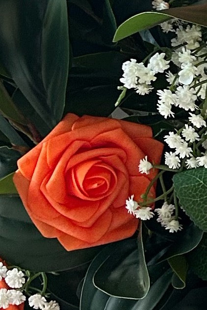 Customizable Blooming Love Cemetery Vase Arrangement (Available in sets)
