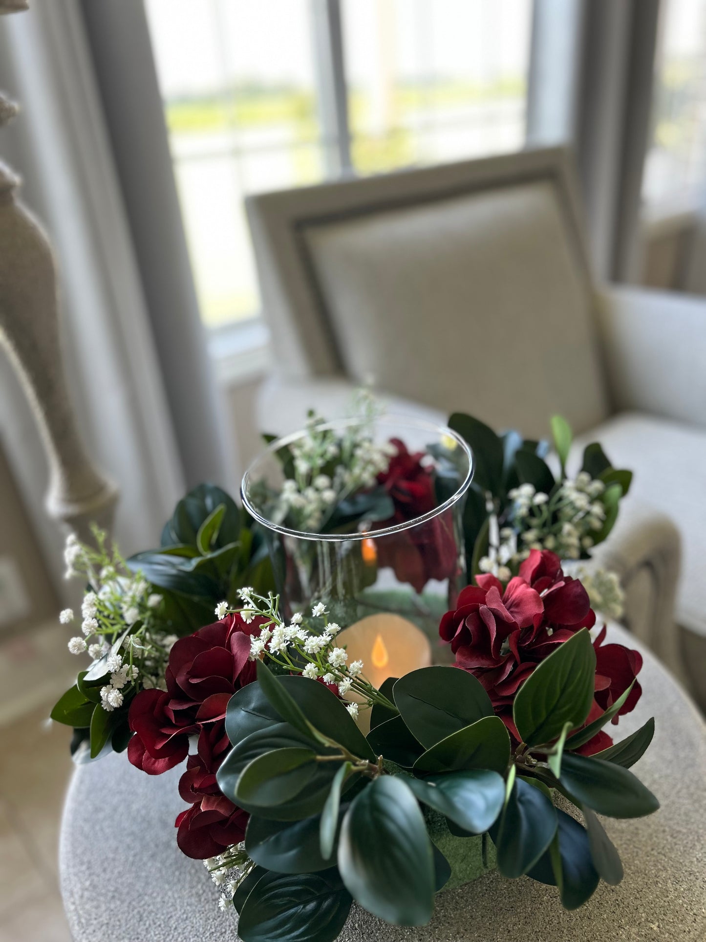 Paradise Blooms Candle Ring
