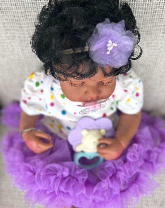 Organza Blooms Floral Baby Headband