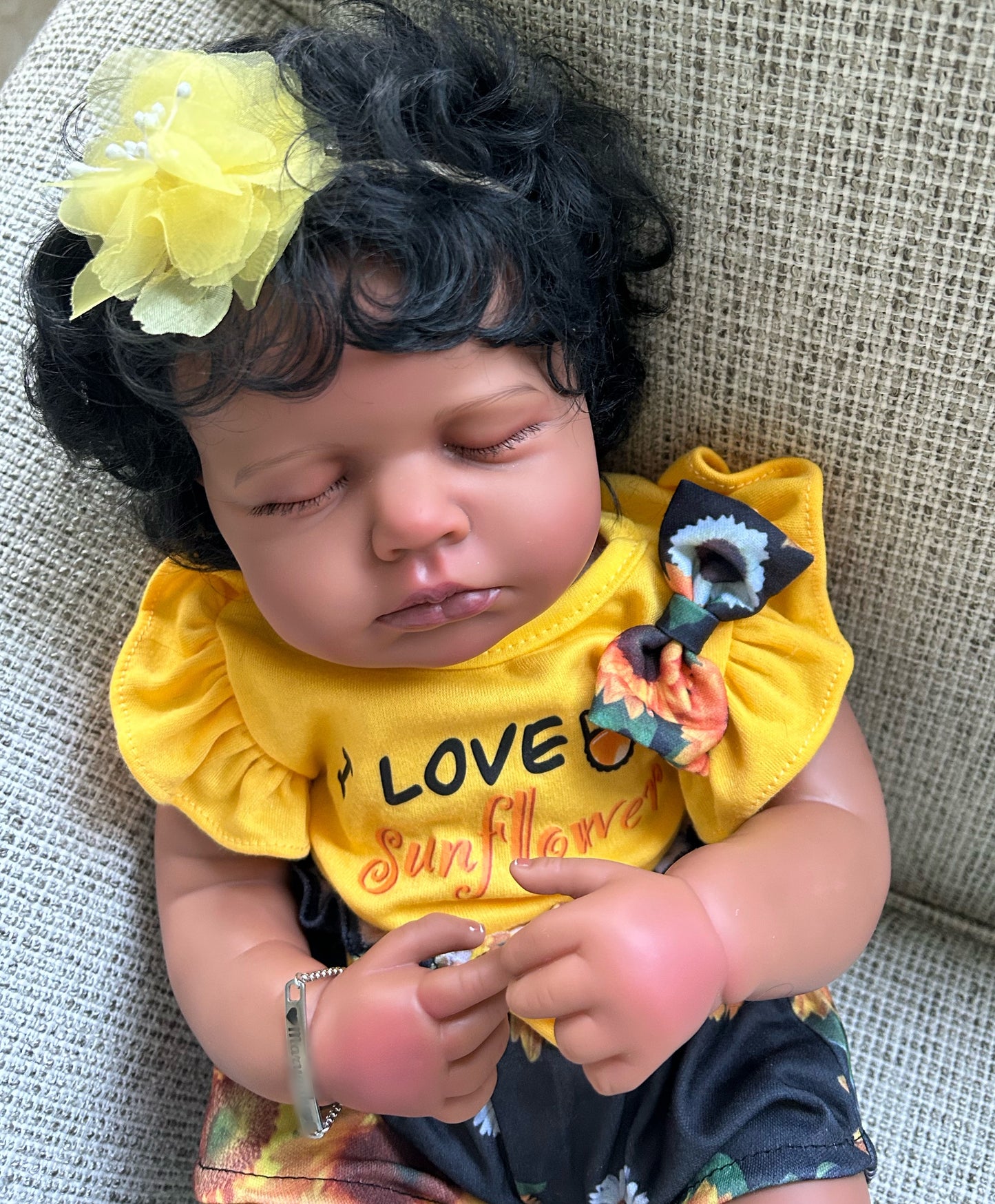 Organza Blooms Floral Baby Headband