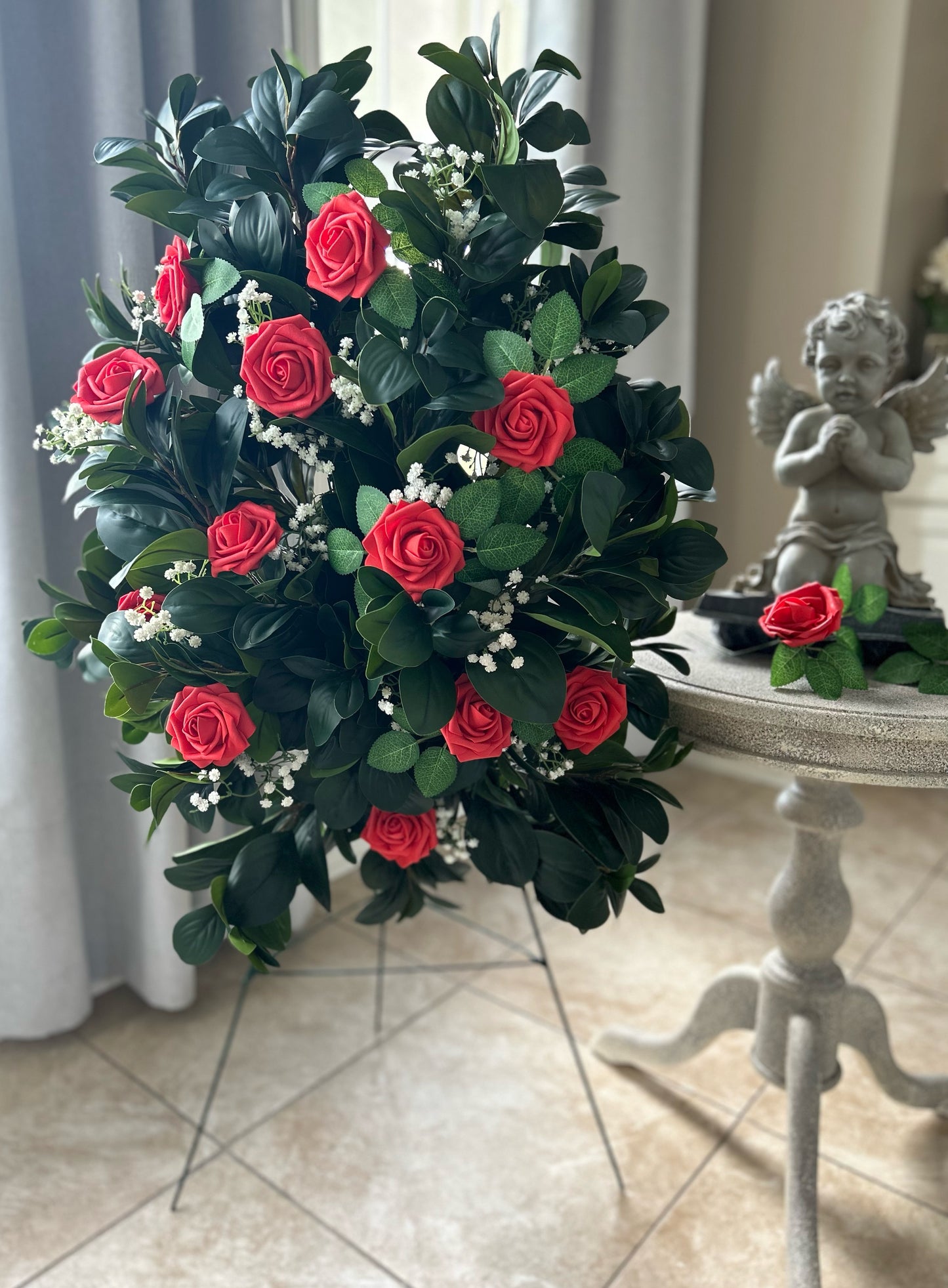 Customizable Blooming Love Standing Spray