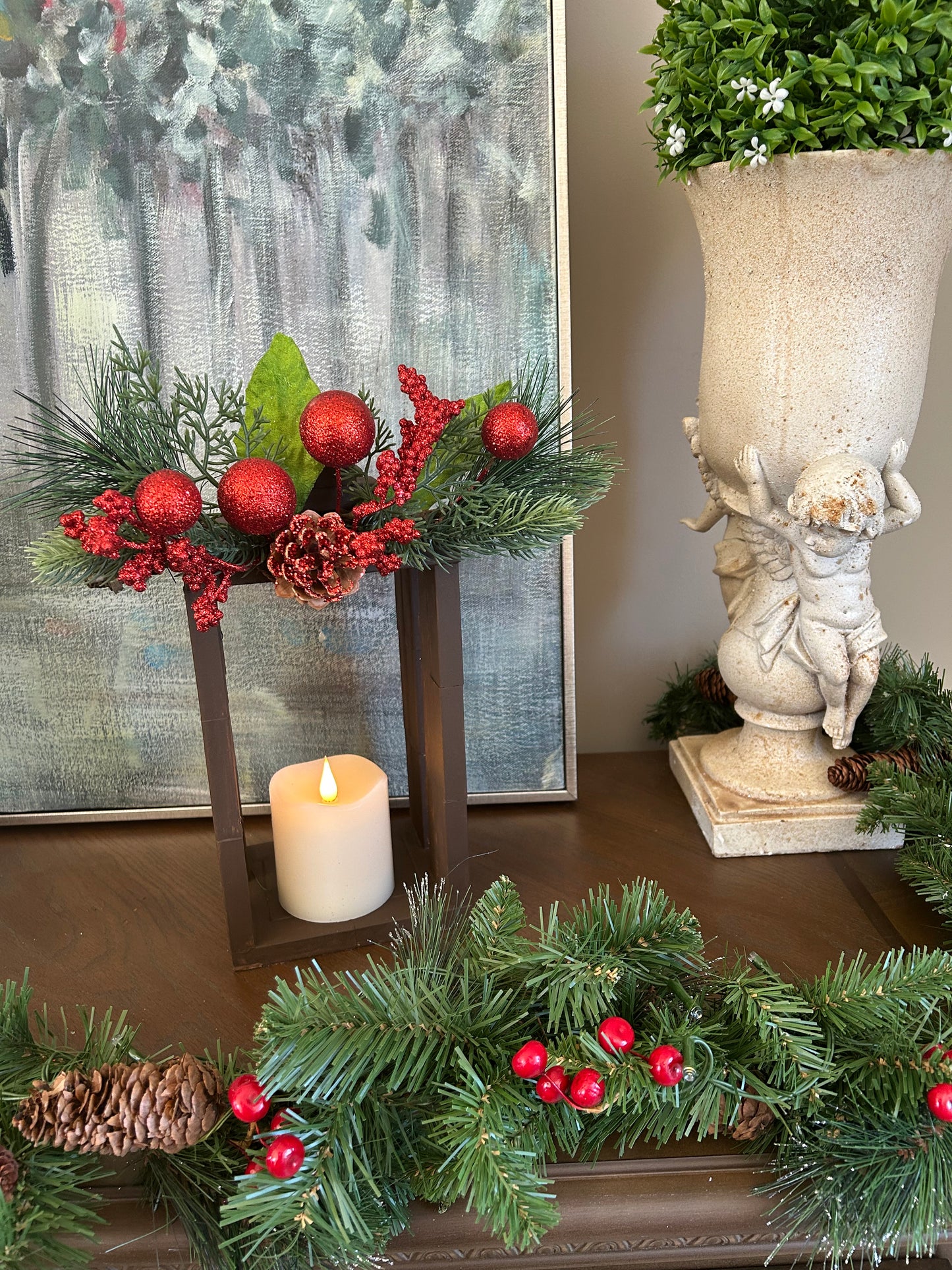 Christmas Ornament & Holly Lantern