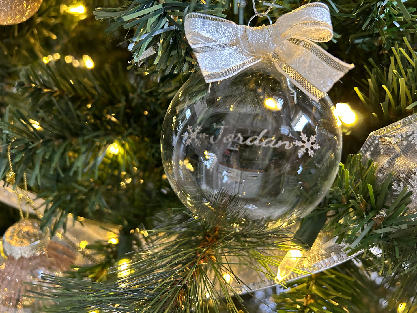 Personalized Christmas Snowflake Ornament