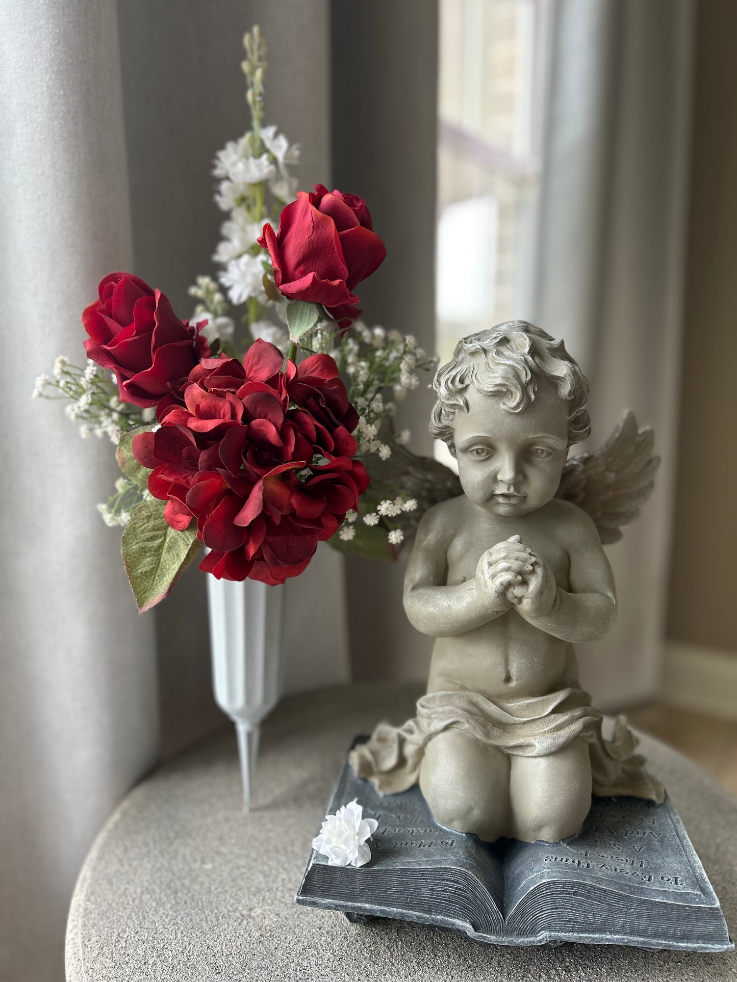 Customizable Paradise Blooms Cemetery Vase Arrangement