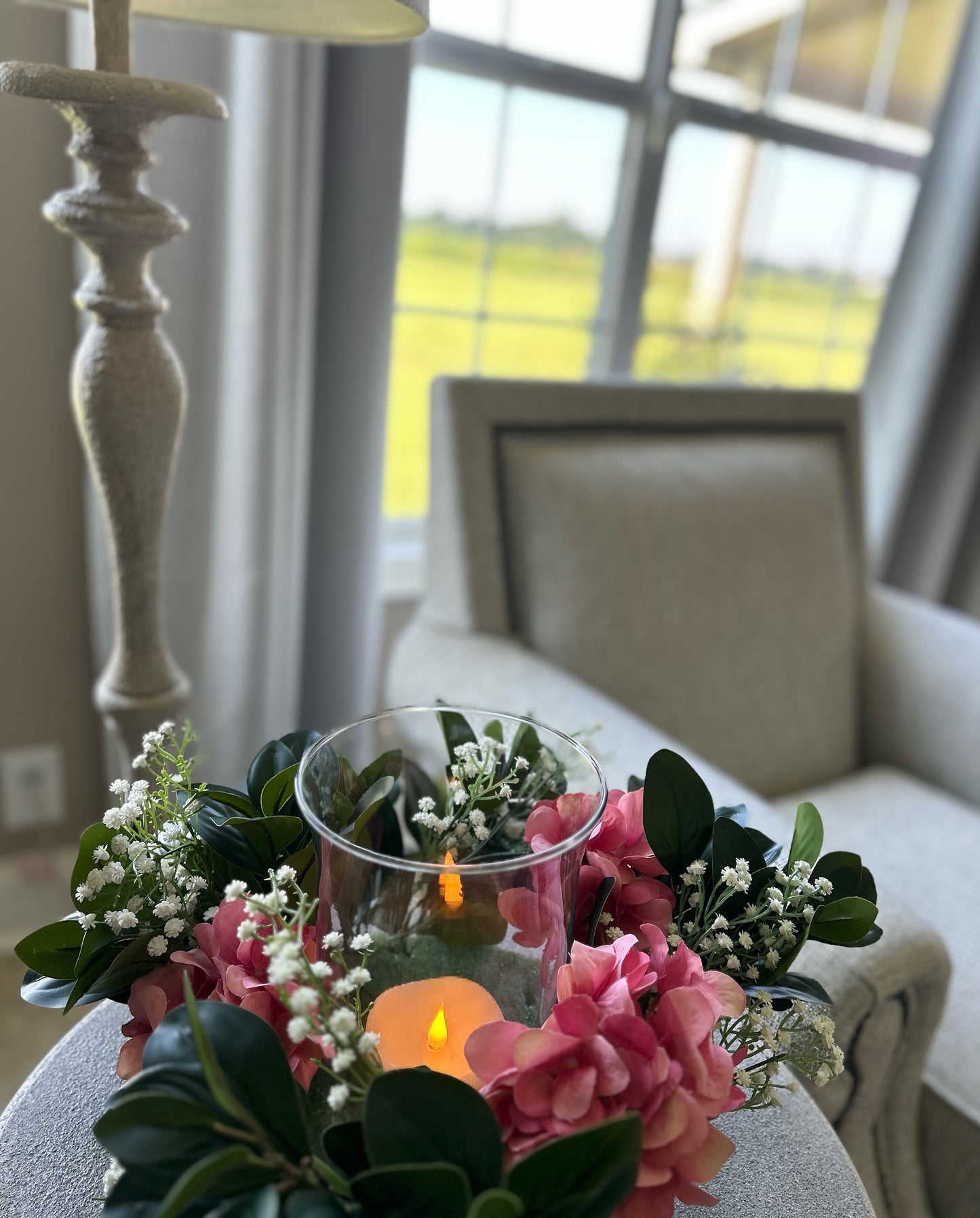 Paradise Blooms Candle Ring