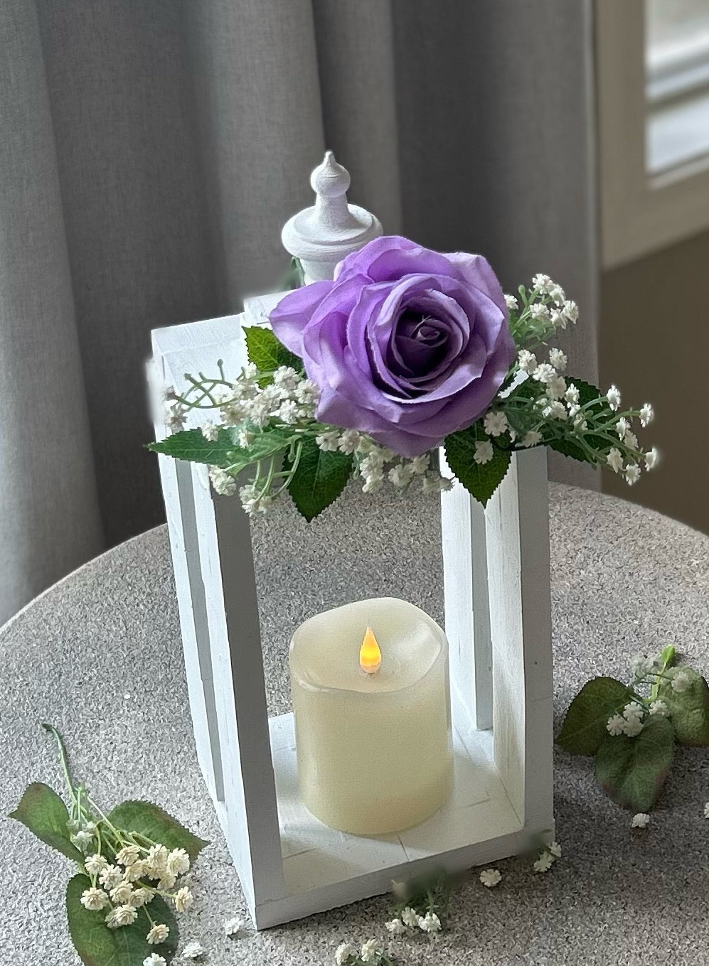 Blooming Love Floral Wedding Lantern
