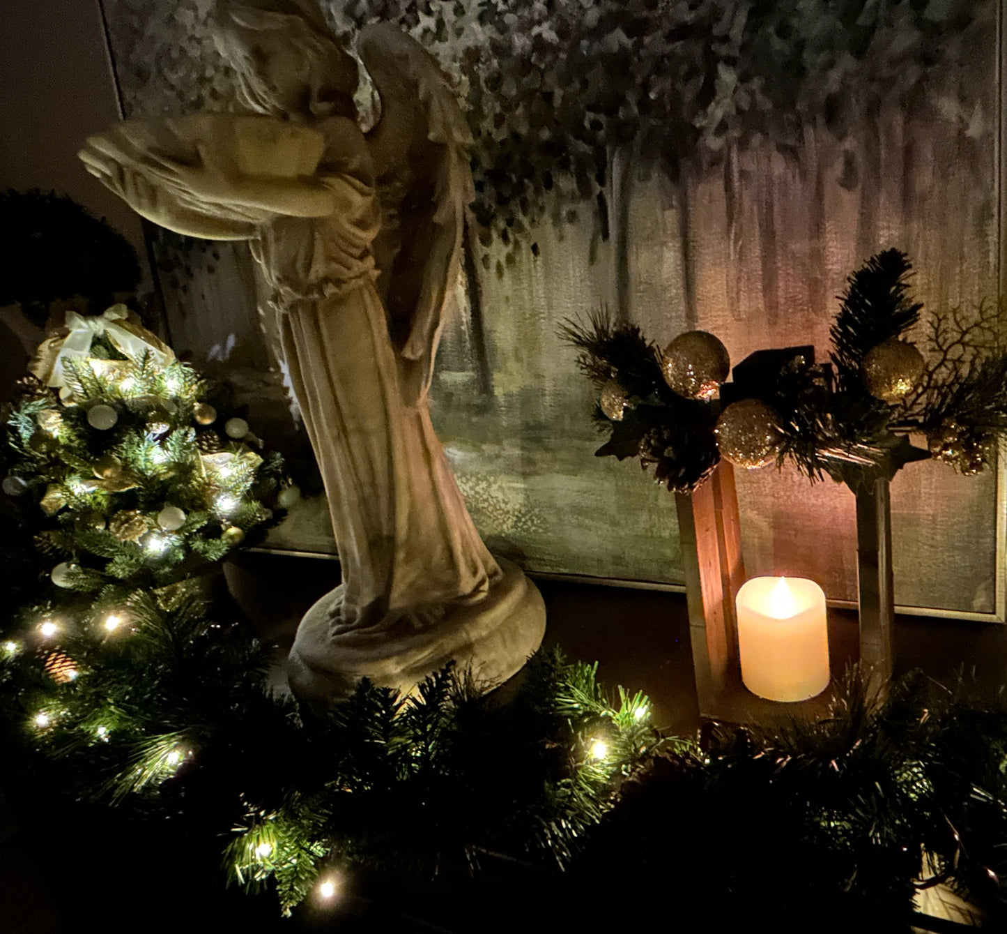 Christmas Ornament & Holly Lantern