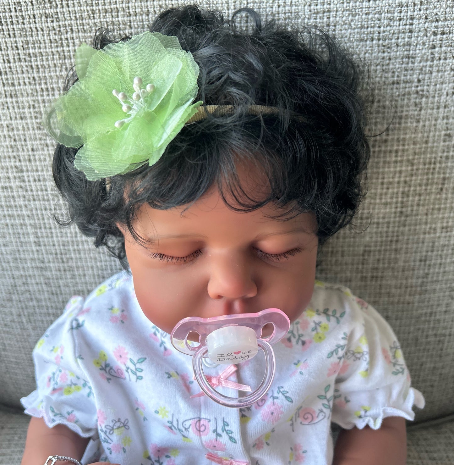 Organza Blooms Floral Baby Headband