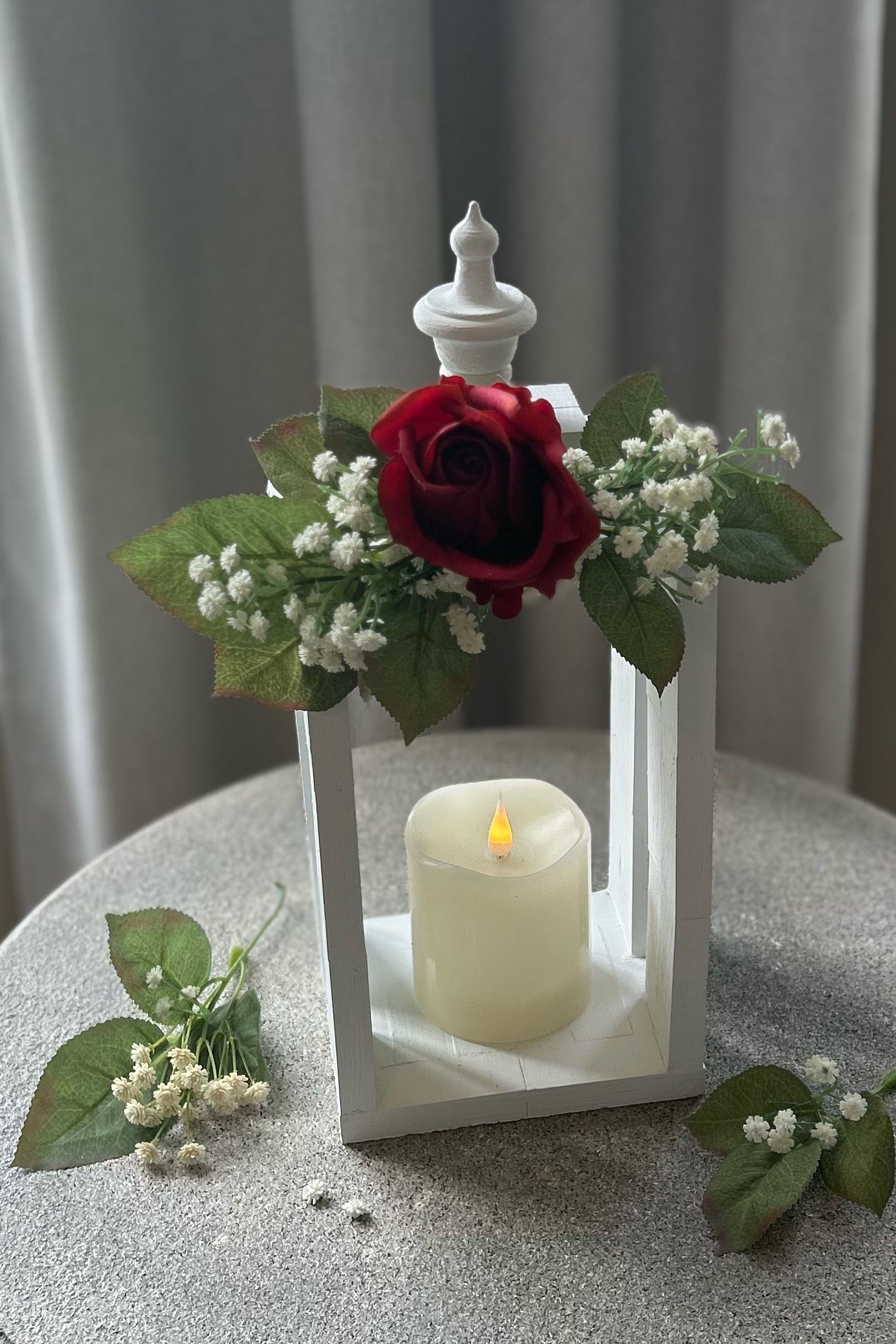 Blooming Love Floral Wedding Lantern