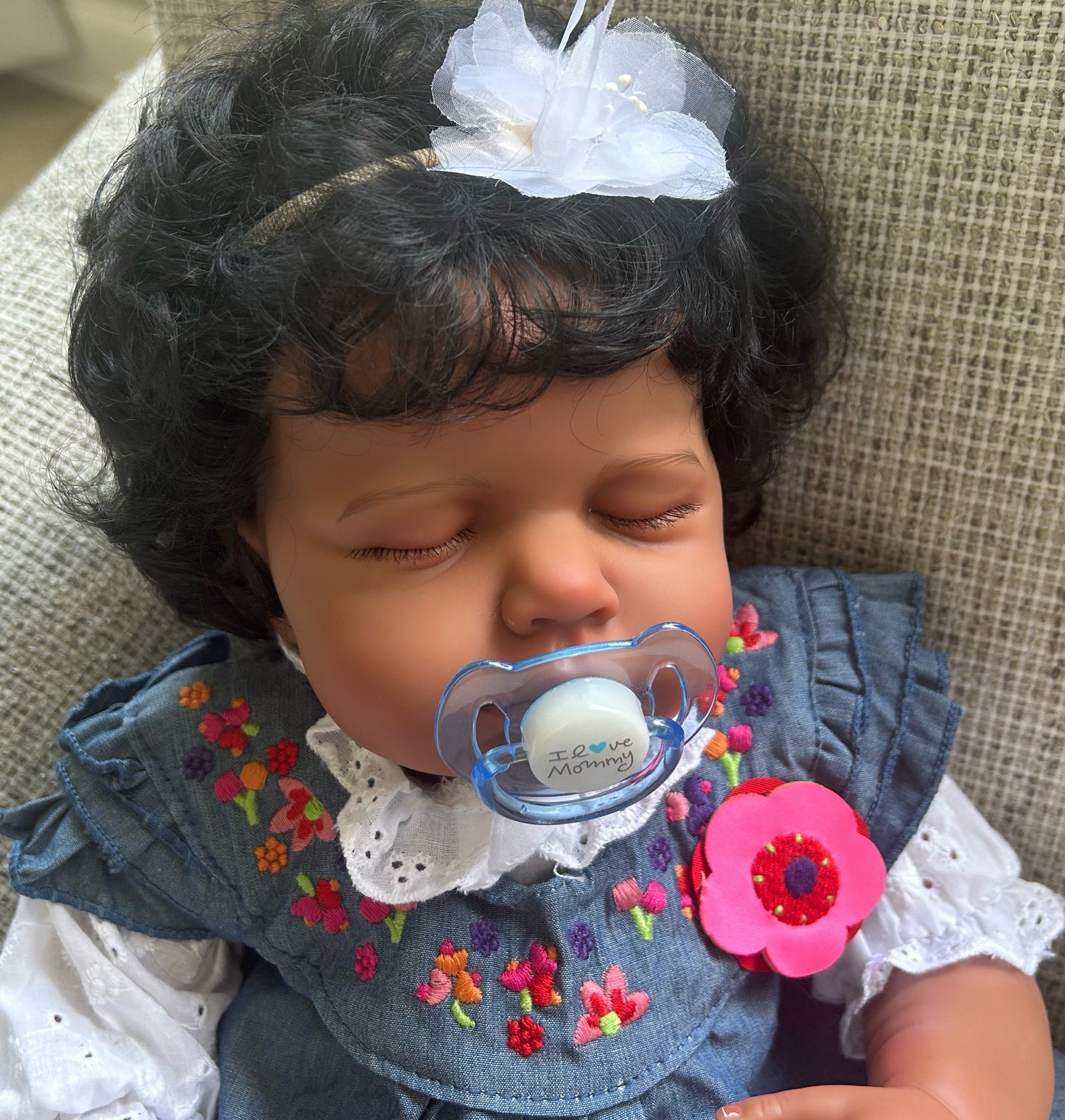 Organza Blooms Floral Baby Headband