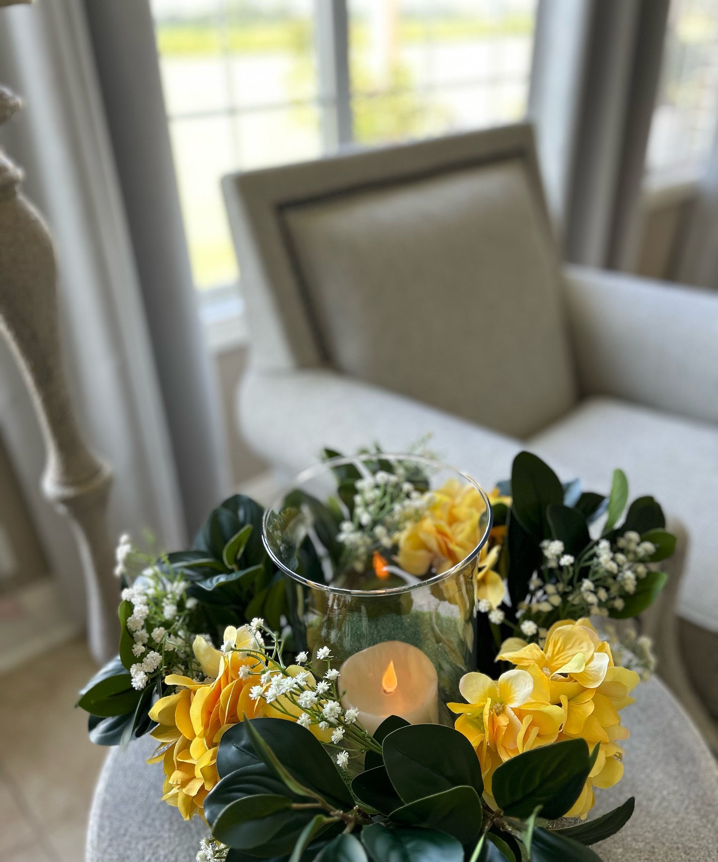 Paradise Blooms Candle Ring
