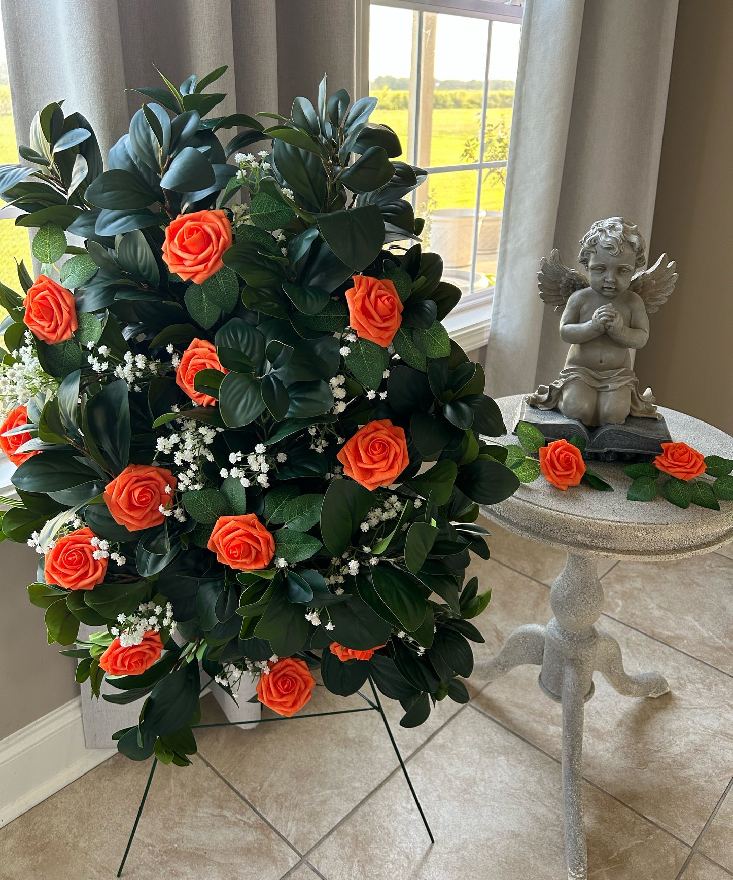 Customizable Blooming Love Standing Spray