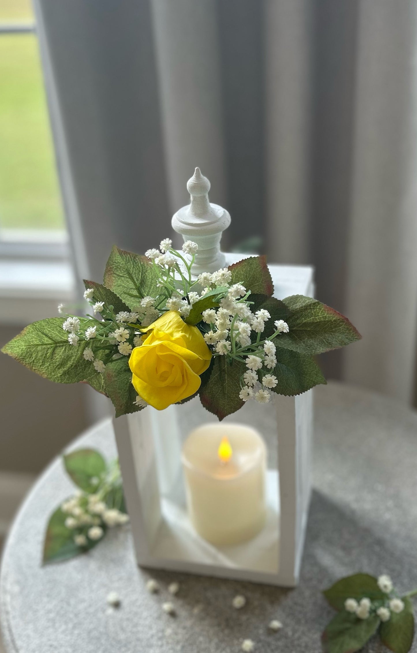 Blooming Love Floral Wedding Lantern