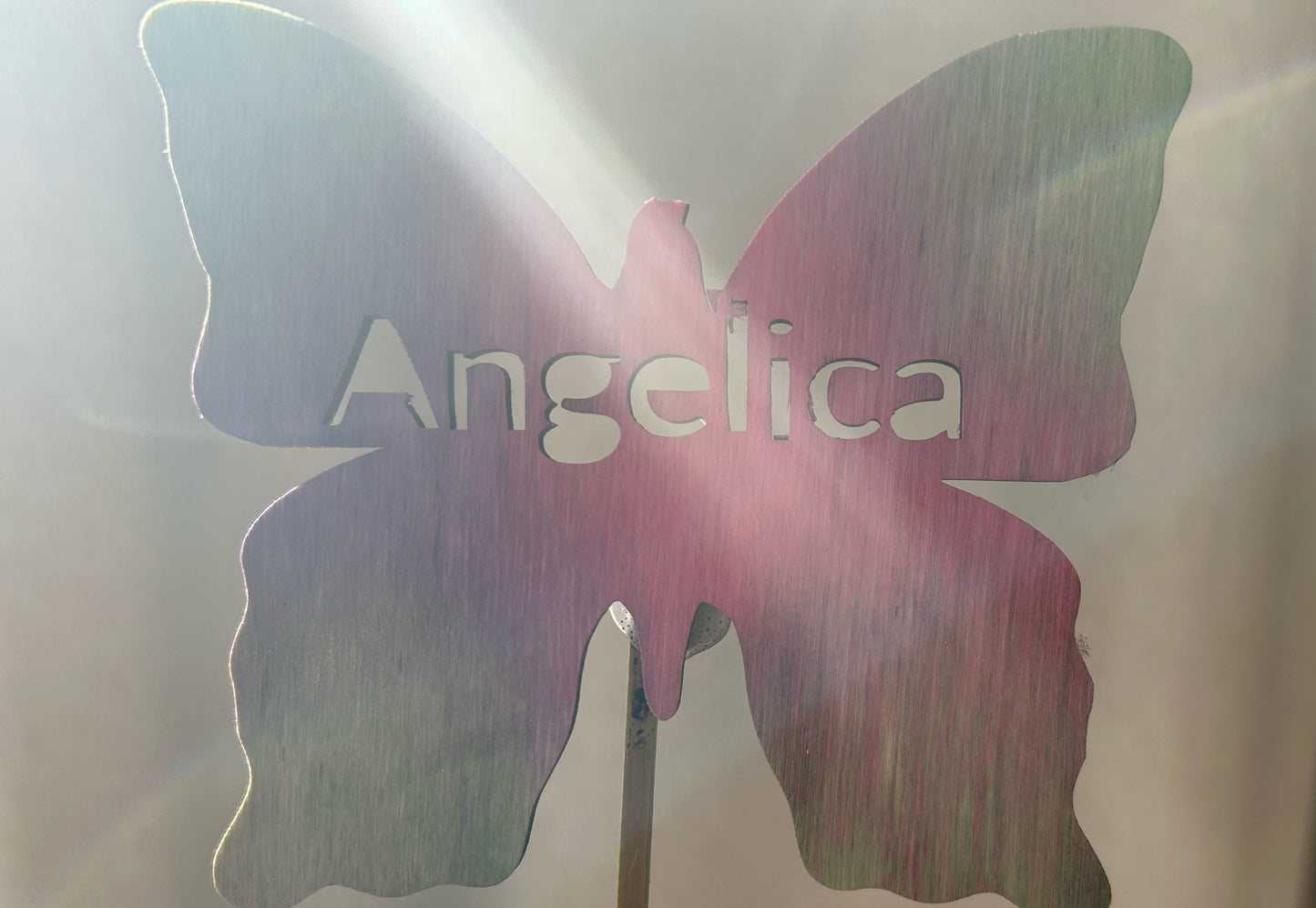 Personalized Butterfly Cake Topper