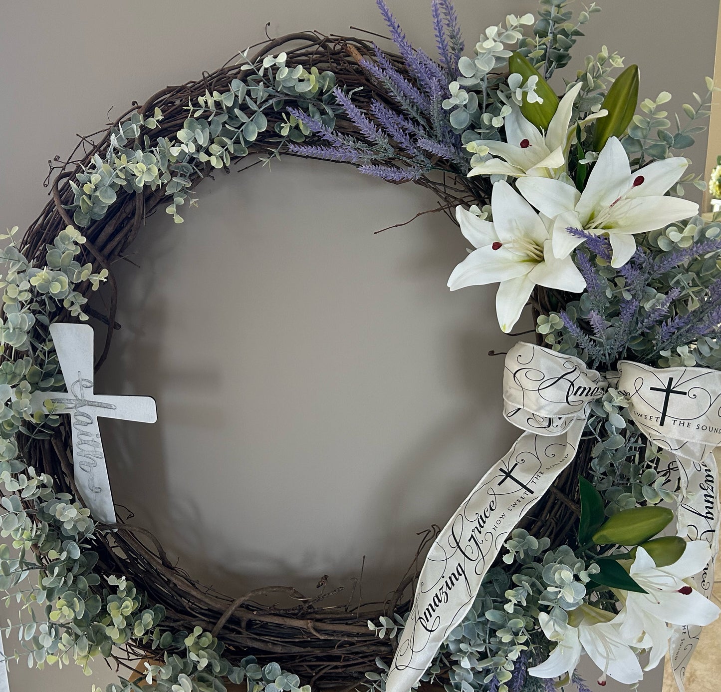 Amazing Grace Spring Wreath