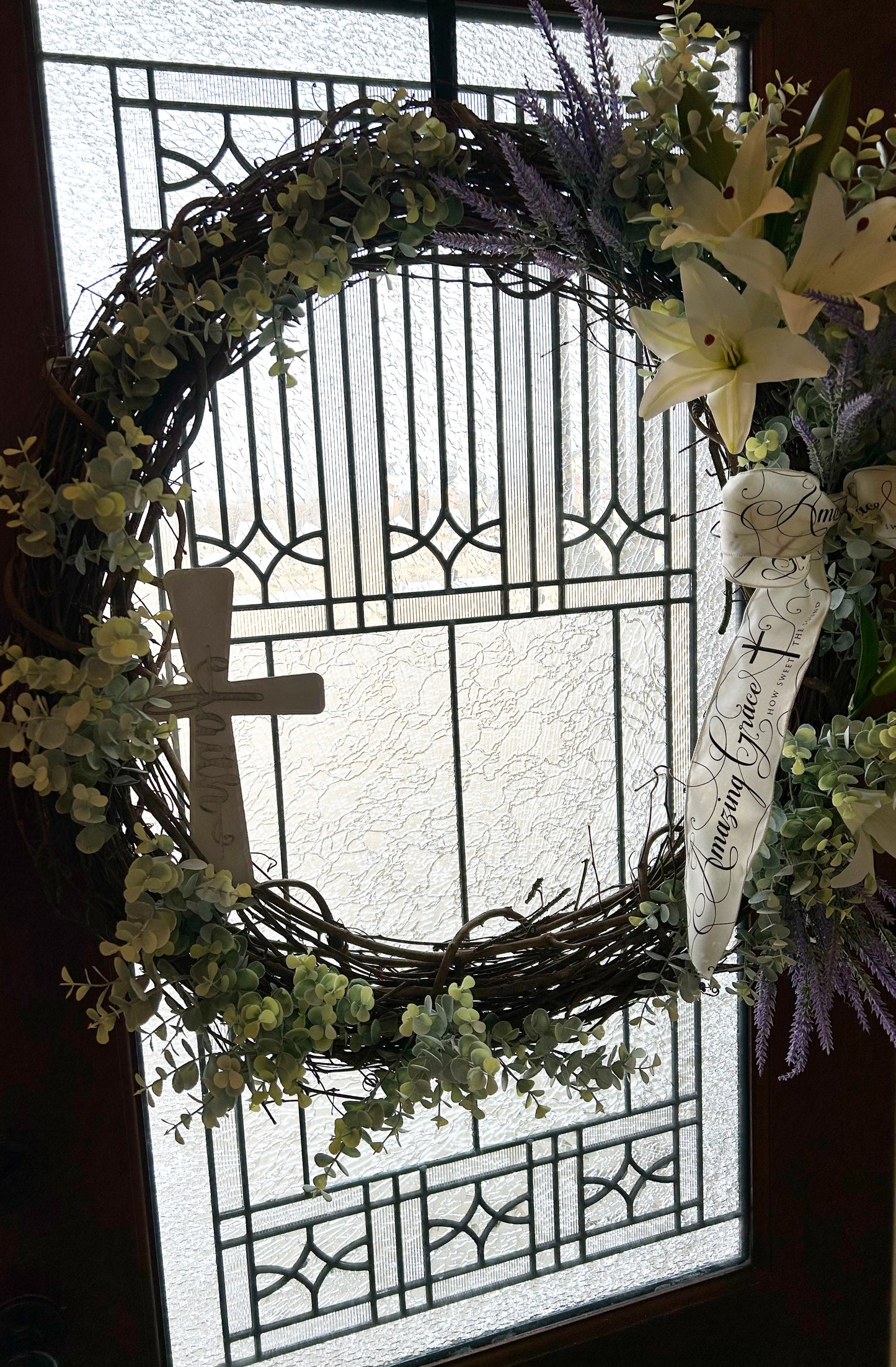 Amazing Grace Spring Wreath